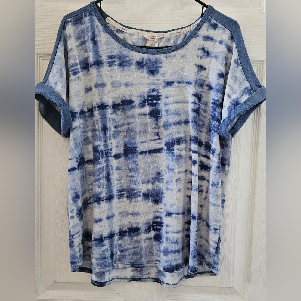 Lucky Brand Short Sleeve Pajama Top